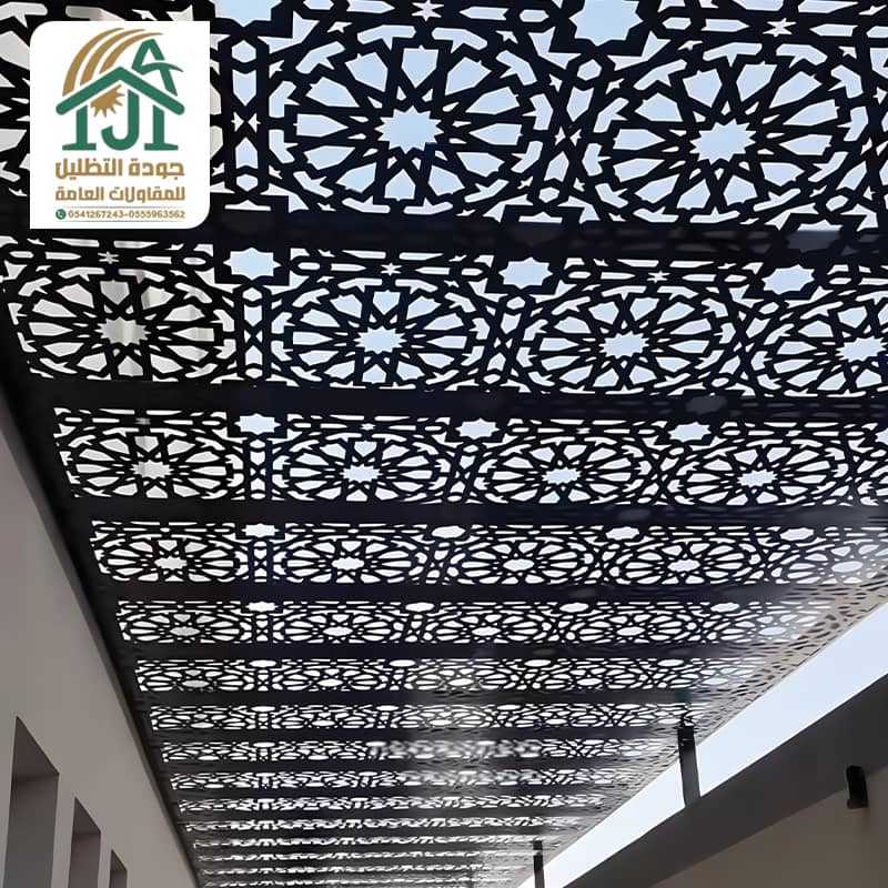 مظلات قص ليزر بنقش اسلامي